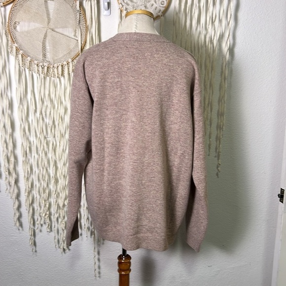 Woolovers Men's 100% New Wool Button Front Cardigan Size Large - Picture 3 of 11